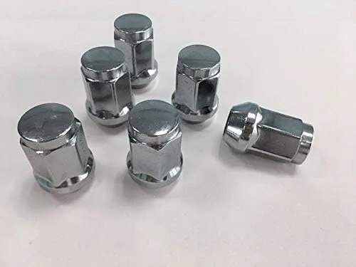 20 tuercas cromadas de 0.472 in x 1.25 para Nissan 370Z 2009 pueden adaptarse a llantas OEM, el comprador necesita revisar las especificaciones