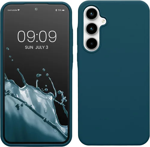 Miniatura 130 de kwmobile Funda Compatible con Samsung Galaxy A14 5G - Funda de teléfono de TPU y silicona con acabado suave - Verde Lima