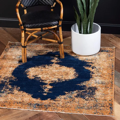 Miniatura 15 de Unique Loom Dorchester Collection - Alfombra rectangular de 4 pies 1 pulgada x 6 pies 1 pulgada, color beige y negro