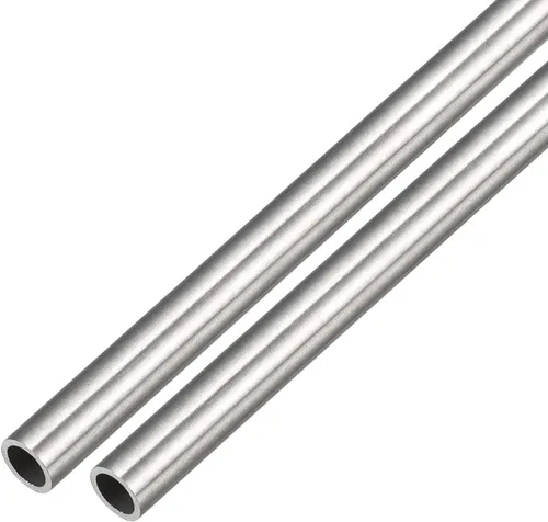Miniatura 6 de METALLIXITY Tubo de acero inoxidable 304 (0.236 in de diámetro x 0.039 in de pared T x 9.843 in de largo), 2 piezas, tubo recto - para muebles