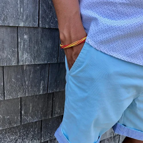 Miniatura 147 de Rumi Sumaq Pulsera de concientización para hombres, mujeres y niños – Pulsera de apoyo tejida ajustable anudada a mano – Pulsera de conciencia sutil