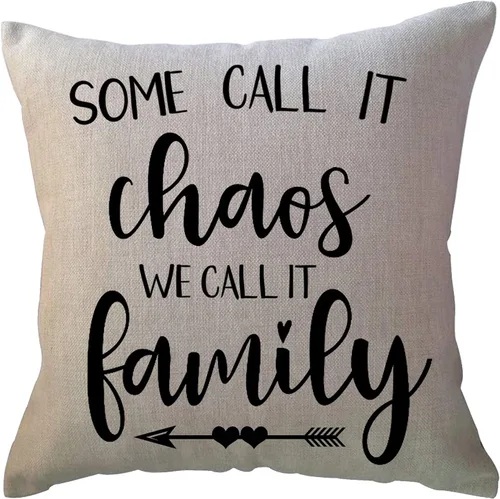 Miniatura 2 de ULOVE LOVE YOURSELF Juego de 4 fundas de cojín decorativas con citas para el hogar, 18 x 18 pulgadas, fundas de almohada rústicas con palabras