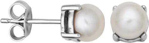 Amazon Essentials Aretes redondos de plata de ley con piedra natal (anteriormente colección Amazon)
