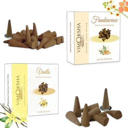 Miniatura 8 de Dhoop - Varilla de incienso 100% natural Hecho a mano orgánico Relajación Positividad Meditación Yoga Purificación Jazmín, Rosa