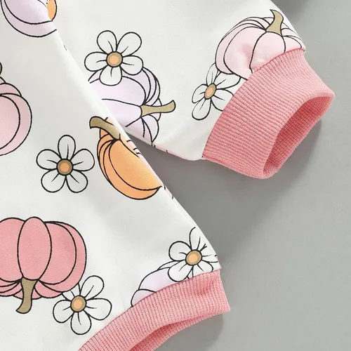 Miniatura 105 de FYBITBO Traje de Halloween para recién nacido, niña y niño, espeluznante temporada, mameluco con burbujas para otoño, Halloween, ropa de bebé