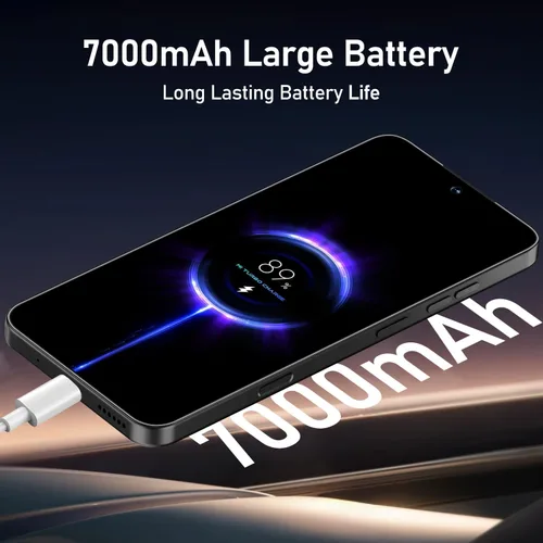 Miniatura 5 de Teléfono inteligente desbloqueado de 16pm: pantalla HD+ de 6.99", batería de larga duración de 7000mAh, almacenamiento masivo de 12GB+512GB, cámara