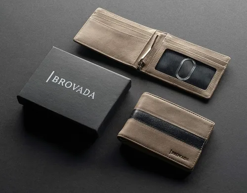Miniatura 5 de Cartera minimalista delgada y plegable con bolsillo frontal con clip para dinero, bloqueo RFID con diseño inteligente, gris (Executive grey)