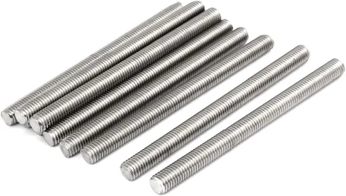 Miniatura 47 de uxcell M3 x 2.362 in 0.020 in Pitch 304 Varillas totalmente roscadas de acero inoxidable barra 10 piezas