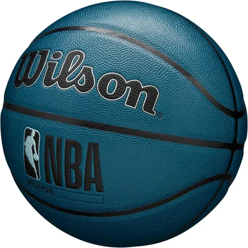 Miniatura 2 de WILSON NBA Forge - Baloncesto en interiores y exteriores, color verde azulado, tamaño 6-28.5 pulgadas