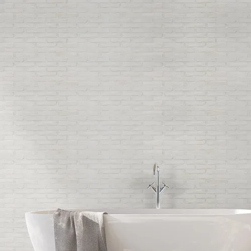 Miniatura 13 de MSI Alpine White - Azulejo de ladrillo de arcilla de 10.5 pulgadas x 28 pulgadas, azulejos de pared de ladrillo para baño, cocina, azulejos de pared