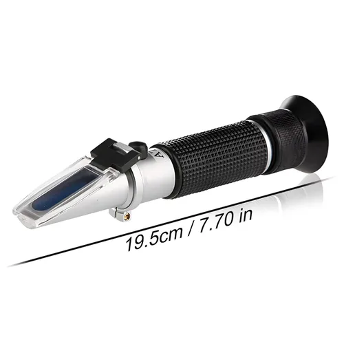 Miniatura 9 de Refractómetro de salinidad de agua de mar, compensación automática de temperatura hidrómetro de salinidad de agua de mar, 0-100ppt y 1.000-1.070