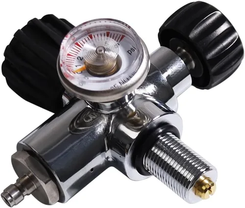 Miniatura 6 de TUXING 4500PSI PCP Paintball de alta presión estación de llenado de acero inoxidable Válvula HPA CO2 tanque DIN sistema de carga negro M18* 1.5