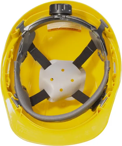 Miniatura 4 de JORESTECH Casco de Seguridad Duro Naranja de HDPE Estilo Gorra Casco con Suspensión de Trinquete Ajustable de 4 Puntos para Trabajo, Hogar y Amarillo