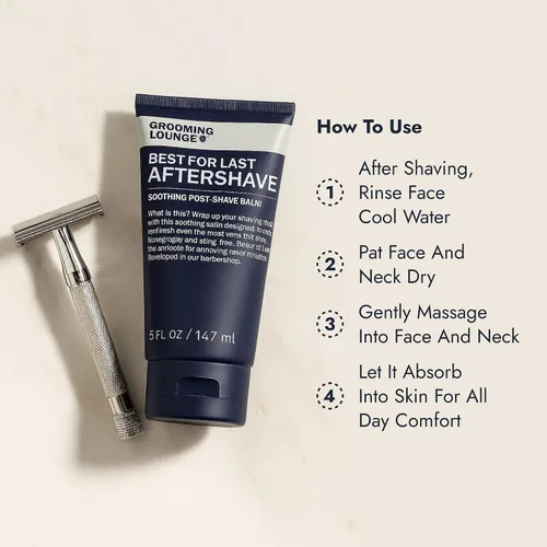 Miniatura 4 de Grooming Lounge Lo mejor para el último después del afeitado, bálsamo calmante después del afeitado, calma instantáneamente la piel irritada