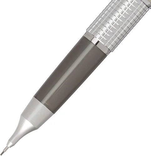 Miniatura 3 de Pentel Sharp Kerry - Portaminas de 0.020 in, barril gris metálico, paquete de 1 (P1035N)