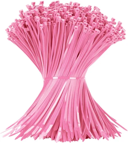 Miniatura 40 de Armpow Brida de cremallera púrpura de 6 pulgadas, 1000 unidades, 18 libras, brida de cremallera pequeña a media, brida de nailon PA66 resistente a