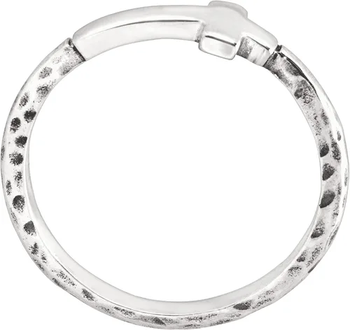 Miniatura 3 de Silpada Anillo con textura de cruz horizontal "Simplex Cross" en plata de ley, Plata Esterlina, no conocido