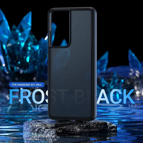 Miniatura 5 de TORRAS Funda compatible con Samsung Galaxy S21 Ultra, [probada en caídas de grado militar], funda S21 Ultra, parte trasera dura mate translúcida