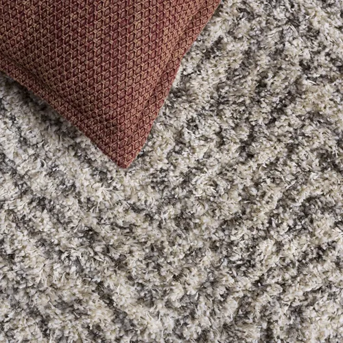 Miniatura 6 de SAFAVIEH Hudson Shag Collection - Alfombra decorativa de 2 x 3 pies, diseño de cheurón, no desprende pelusa y de fácil cuidado, 2 pulgadas