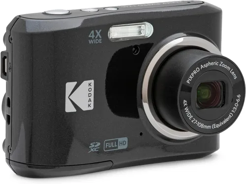 Miniatura 2 de Kodak FZ45BK PIXPRO FZ45 - Cámara digital de 16 MP, paquete negro con tarjeta de memoria Lexar 32GB de alto rendimiento 800x UHS-I SDHC + funda