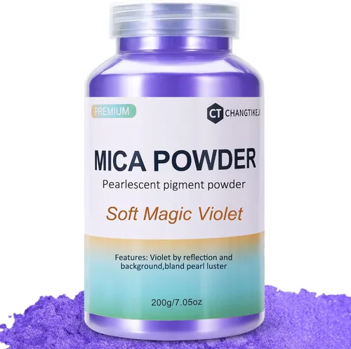 Miniatura 28 de CHANGTIKEJI Polvo de mica – 81 colores – 0.35 oz/botella de pigmento natural en polvo para resina epoxi, fabricación de jabón, fabricación de velas