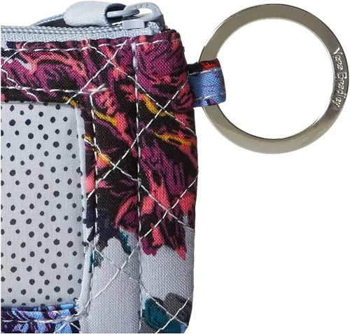 Miniatura 3 de Vera Bradley - Cartera de algodón, con cremallera y compartimiento para la identificación, para mujer
