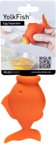 Miniatura 9 de Peleg Design Separador de huevos para huevos crudos – Separador de silicona de yema de huevo y blanco, divertido diseño de rana – Lindo accesorio