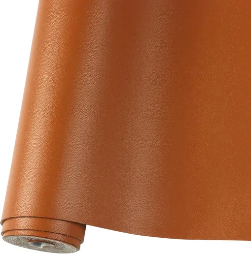 Miniatura 29 de Rollo de hojas de cuero sintético liso de color sólido 12"X53" (30cmX135cm), muy adecuadas para hacer manualidades, aretes de cuero, lazos, costura