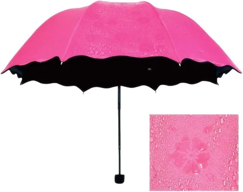 Miniatura 3 de Honeystore Blossom Magic Compact paraguas Triple plegable Anti-UV Dome Sombrilla