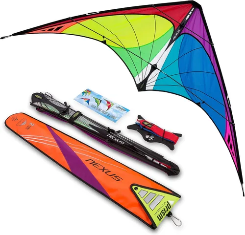 Prism Kite Technology Nexus 2.0 Cometa de acrobacias enmarcada de doble línea Spectrum