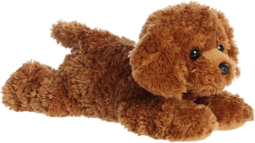 Aurora® Adorable Flopsie™ Tucker™ - Animal de peluche - Facilidad juguetona - Compañeros atemporales - Marrón 11 pulgadas