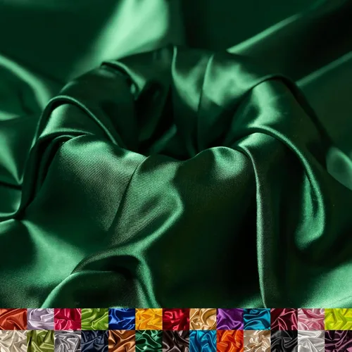 Miniatura 14 de Ice Fabrics The Yard - Tela de satén elástica Charmeuse de 58/60 pulgadas de ancho, sedosa y suave para coser ropa, vestidos, vestidos de noche