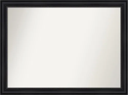 Miniatura 163 de Amanti Art Espejo personalizado, espejo de baño negro Astor, espejo de pared o espejo de tocador de baño sobre el fregadero (25 x 25 pulgadas)