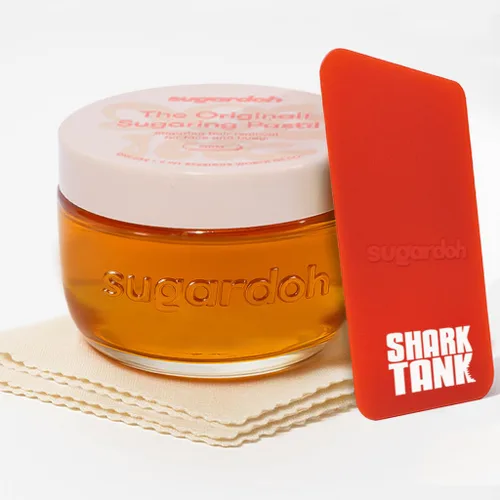 Kit de Depilación con Azúcar Sugardoh para Mujeres Como se Vio en Shark Tank (Kit Mini Firme) Rostro, Brazos y Piernas, Depilación con Cera de