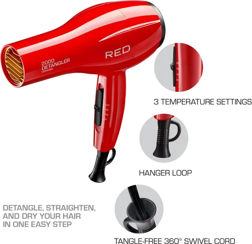 Miniatura 4 de Secador de cabello Red Kiss, Rojo