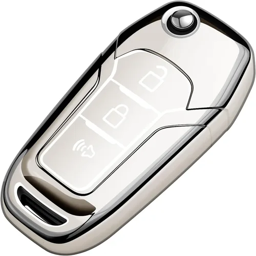 Miniatura 8 de Tukellen Funda para llavero Ford de TPU suave, protección completa, compatible con Ford F150 F250 F350 F450 F550 Explorer Ranger Escape Key Shell