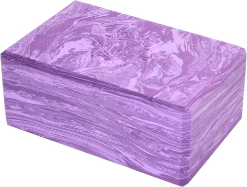 Miniatura 2 de Hugger Mugger Bloque de yoga de espuma de 4 pulgadas, fuerte y estable, bordes biselados para mayor comodidad, tamaño de bloque más favorito, ayuda