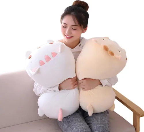 Miniatura 6 de Oso de Peluche Juguete Animal de Peluche Almohada Cilíndrica para Abrazar Regalos para Cumpleaños de Niños, San Valentín, Navidad, 8 pulgadas