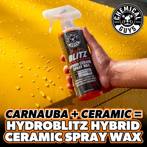 Miniatura 3 de Chemical Guys HydroBlitz Cera de revestimiento cerámico en aerosol con cera de carnauba - Fórmula de aerosol de cera híbrida para autos, camiones