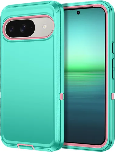 Miniatura 27 de I-HONVA Funda para Google Pixel 7 a Prueba de Golpes/Polvo/Caídas de 3 Capas con Protección Completa del Cuerpo [Sin Protector de Pantalla] Funda