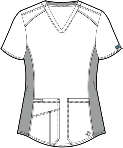 Miniatura 6 de Med Couture Touch - camisa de uniforme médico con cuello en V para mujer
