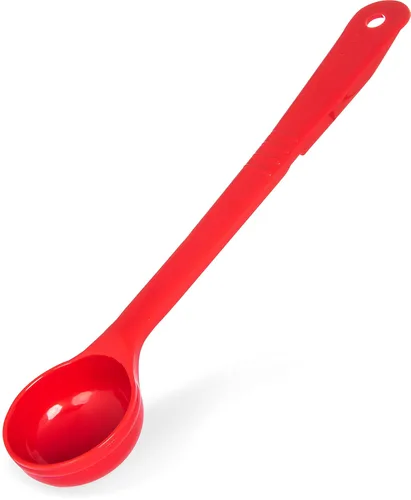 Miniatura 2 de Carlisle FoodService Products Measure Miser - Cuchara medidora de plástico con mango largo, 2 onzas, color rojo (paquete de 2)