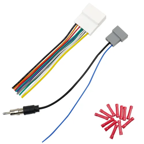 Miniatura 7 de Juego de Adaptador de Antena de Cable de 20 Pines para Radio de Nissan Compatible con Altima Versa Sentra Frontier Xterra Titan Leaf Juke Pathfinder