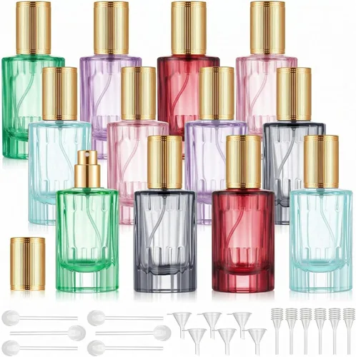 Miniatura 22 de Teenyyou 6 botellas vacías de perfume de vidrio de 30/50/3.4 fl oz a granel para fabricantes de perfumes, botellas de colonia atomizadoras