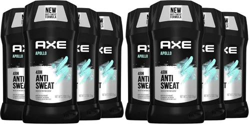 Miniatura 9 de AXE Apollo desodorante antitranspirante en barra para hombres, aroma a salvia y madera de cedro, protección antisudor de 48 horas, 2.7 onzas