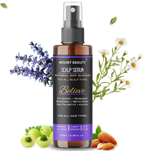 Miniatura 2 de Believe Scalp Spray Natural DHT Blocker & Combate la Caída del Cabello Con extractos de romero, palma enana americana, amla, methi y bhringraj