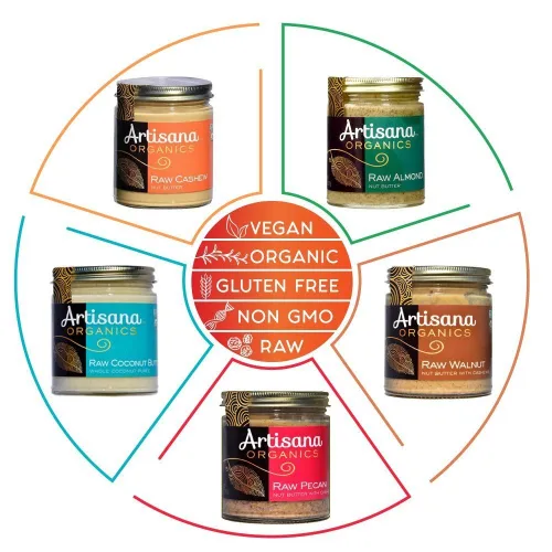 Miniatura 4 de Artisana Organics - Mantequilla de semillas de sésamo Tahini cruda, 8 libras, mantequilla de sésamo Tahini a granel, solo un ingrediente, sin