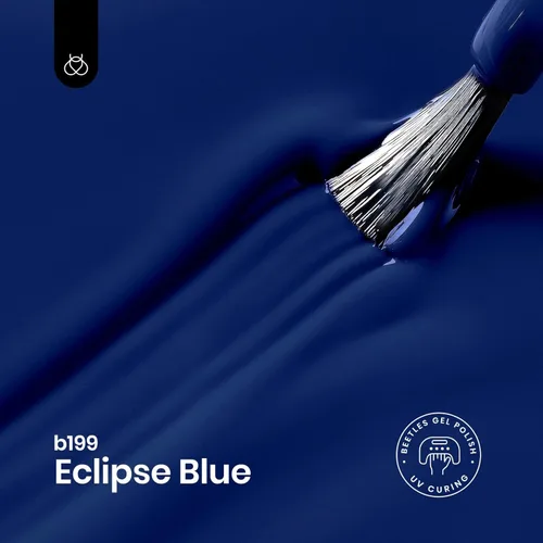 Miniatura 6 de Beetles - Esmalte de uñas de gel azul medianoche de 0.5 fl oz (0.5 fl oz), color azul marino medianoche, esmalte de gel que se absorbe con lámpara D