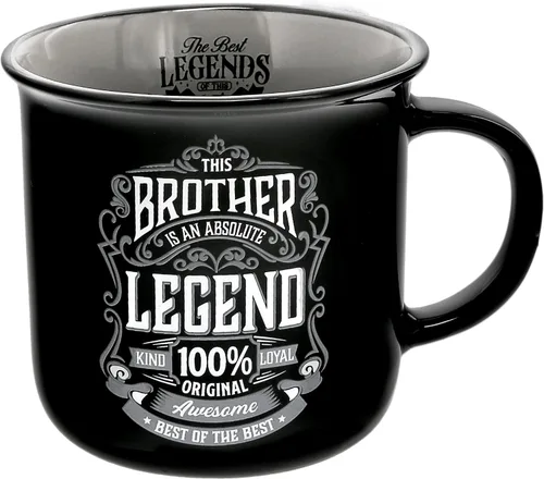 Miniatura 12 de Pavilion Gift Company - Dad The Legend - Taza de cerámica de 13 onzas, taza de café de doble cara, regalo del día del padre, 1 unidad, paquete de 1