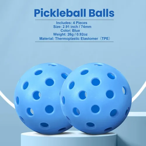 Miniatura 2 de FoDau770 Bolas de pickleball Azul